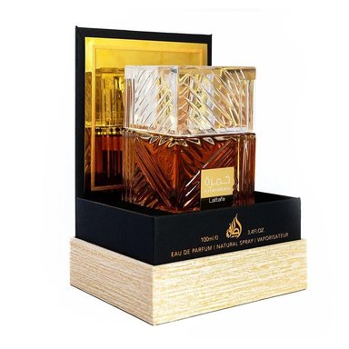 LATTAFA KHAMRAH EAU DE PARFUM - NOTAS DE VAINILLA Y ESPECIAS CÁLIDAS | 100 ML - 2