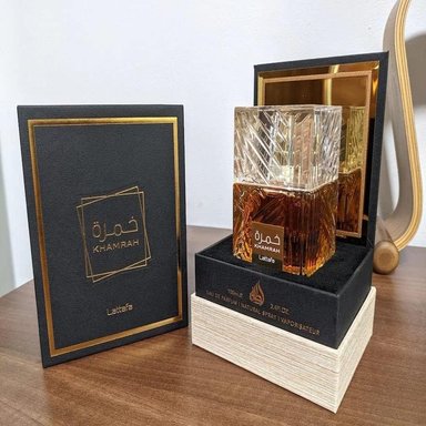 LATTAFA KHAMRAH EAU DE PARFUM - NOTAS DE VAINILLA Y ESPECIAS CÁLIDAS | 100 ML - 6