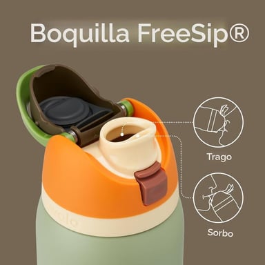 OWALA BOTELLA FREESIP TÉRMICA DE ACERO INOXIDABLE SIN BPA | 32OZ - 2