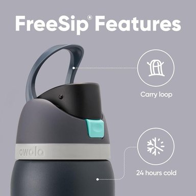 OWALA BOTELLA FREESIP TÉRMICA DE ACERO INOXIDABLE SIN BPA | 24OZ - 2