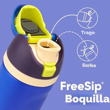 OWALA BOTELLA FREESIP TÉRMICA DE ACERO INOXIDABLE SIN BPA | 16OZ - 2