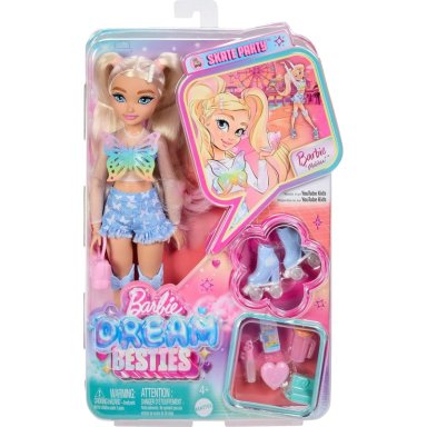 MUÑECA BARBIE DREAM BESTIES PATINADORA CON ACCESORIOS | MALIBU - 6