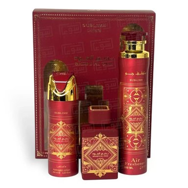 LATTAFA BADEE AL OUD SUBLIME SET UNISEX EDP 100ML + HAIR MIST + DESODORANTE