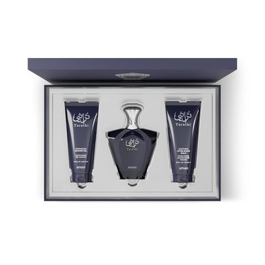 AFNAN TURATHI HOMME BLUE – SET DE PERFUME Y CUIDADO MASCULINO 3 PIEZAS - 2