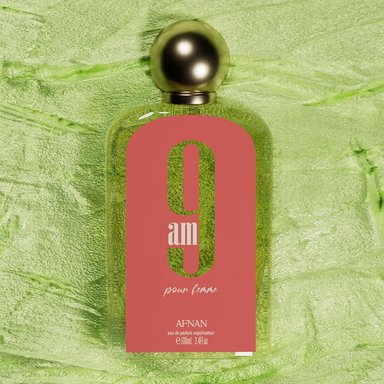 AFNAN 9 AM MUJER POUR FEMME EAU DE PARFUM | 3.4 ONZAS - 6