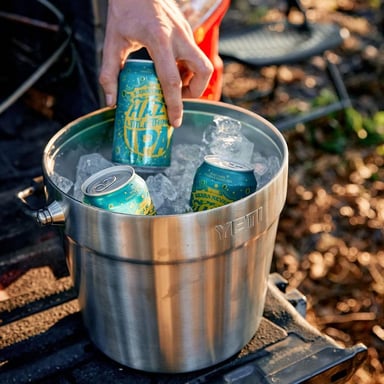 YETI COOLER CUBETA PARA BEBIDAS | PLATA - 6