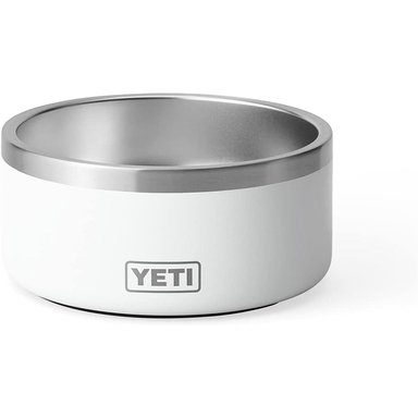 YETI BOOMER 4 TAZÓN DE ACERO INOXIDABLE PARA PERRO DE 32 OZ | BLANCO
