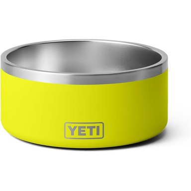 YETI BOOMER 8 TAZÓN DE ACERO INOXIDABLE PARA PERRO DE 64 OZ | AMARILLO NEÓN