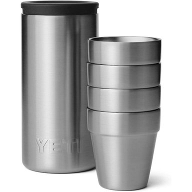 YETI FRASCO DE 7 OZ CON JUEGO DE VASOS DE SHOTS A JUEGO | ROSADO - 5