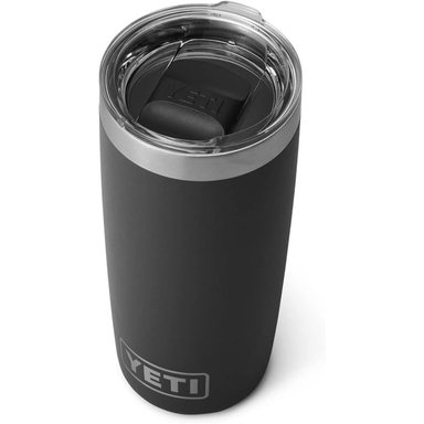 YETI RAMBLER VASO DE 10 OZ DE ACERO INOXIDABLE Y TAPA MAGSLIDER | NEGRO