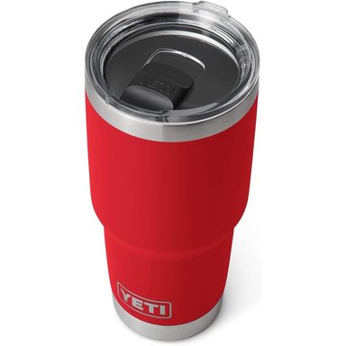 YETI RAMBLER VASO DE 30 OZ DE ACERO INOXIDABLE Y TAPA MAGSLIDER | ROJO