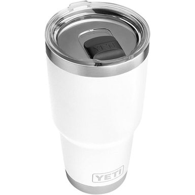 YETI RAMBLER VASO DE 30 OZ DE ACERO INOXIDABLE Y TAPA MAGSLIDER | BLANCO