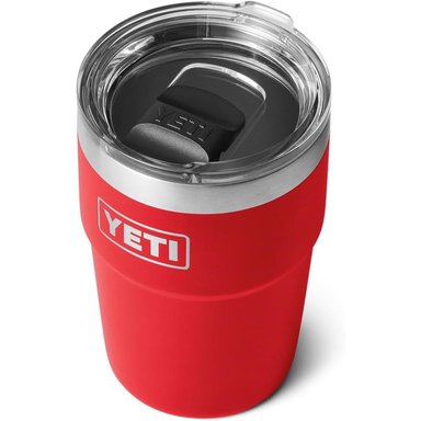 YETI RAMBLER VASO DE 16 OZ DE ACERO INOXIDABLE CON TAPA MAGSLIDER | ROJO
