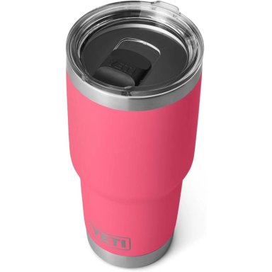 YETI RAMBLER VASO DE 30 OZ DE ACERO INOXIDABLE Y TAPA MAGSLIDER | ROSA FUERTE