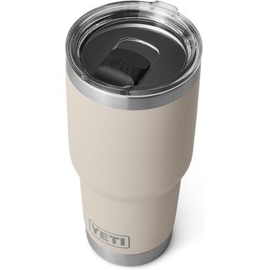 YETI RAMBLER VASO DE 30 OZ DE ACERO INOXIDABLE Y TAPA MAGSLIDER | CREMA
