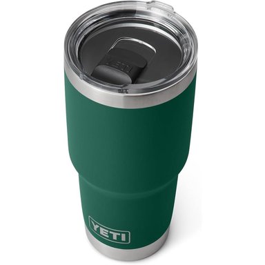 YETI RAMBLER VASO DE 30 OZ DE ACERO INOXIDABLE Y TAPA MAGSLIDER | VERDE OSCURO