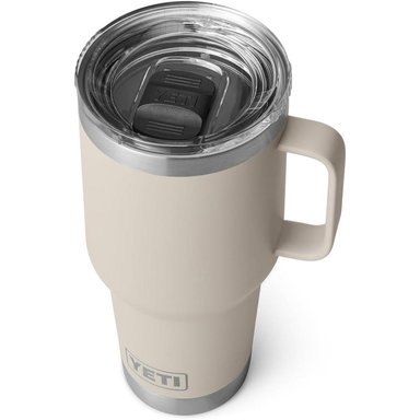 YETI RAMBLER VASO DE 30 OZ DE ACERO INOXIDABLE Y TAPA STRONGHOLD | BEIGE