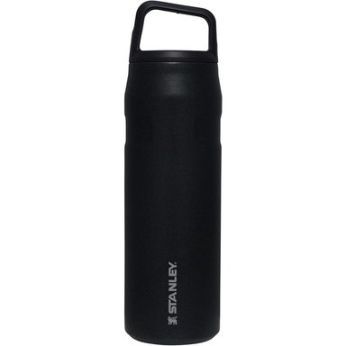 STANLEY – BOTELLA DE AGUA ICEFLOW™ CAP Y CARRY - 24OZ | BLACK GLOSS