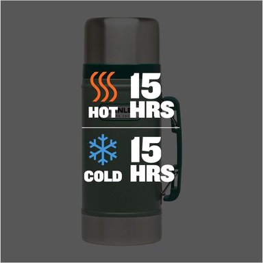 STANLEY CLASSIC LEGENDARY VACUUM INSULATED 24 OZ | HAMMERTONE GREEN - 4