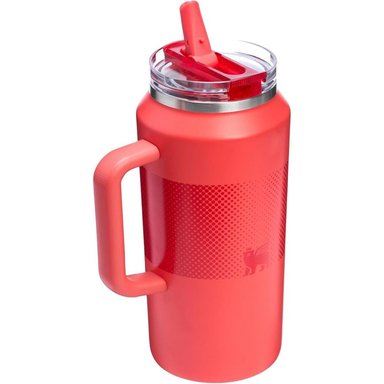 STANLEY QUENCHER PROTOUR FLIP STRAW 64 OZ | HOT CORAL FADE - 3