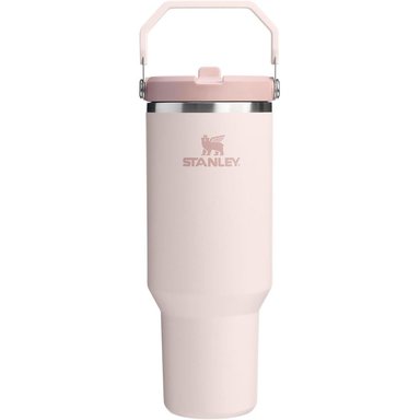 STANLEY ICEFLOW 2.0 FLIP STRAW TUMBLER WITH HANDLE 40 OZ | ROSE QUARTZ