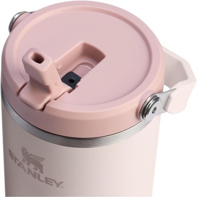 STANLEY ICEFLOW 2.0 FLIP STRAW TUMBLER WITH HANDLE 40 OZ | ROSE QUARTZ - 2