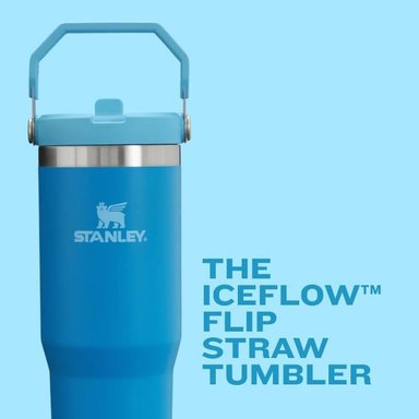 STANLEY ICEFLOW 2.0 FLIP STRAW TUMBLER WITH HANDLE 40 OZ | ROSE QUARTZ - 4