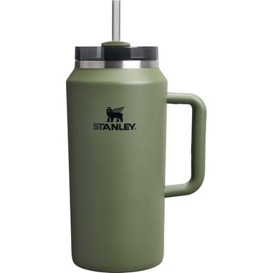 STANLEY QUENCHER H2.0 TUMBLER CON ASA Y PAJILLA 64 OZ | DRY PINE