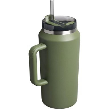 STANLEY QUENCHER H2.0 TUMBLER CON ASA Y PAJILLA 64 OZ | DRY PINE - 3