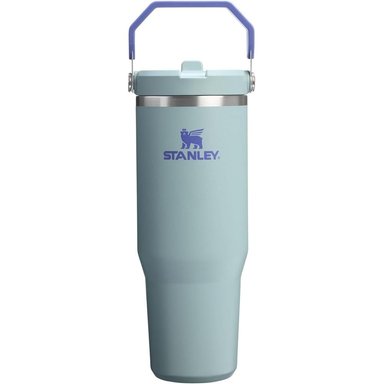 STANLEY ICEFLOW 2.0 FLIP STRAW TUMBLER WITH HANDLE 30 OZ | EXCLUSIVE BLUE CATUS