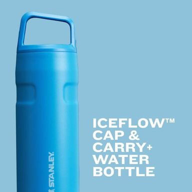STANLEY – BOTELLA DE AGUA ICEFLOW™ CAP Y CARRY - 16OZ | SKY BLUE - 4