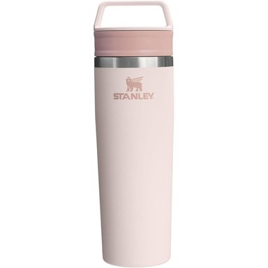 STANLEY CAFÉ TO GO TRAVEL MUG – TAZA DE VIAJE AISLADA 20 OZ | ROSE QUARTZ