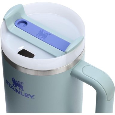 STANLEY QUENCHER H2.0 TUMBLER CON ASA Y PAJILLA 40 OZ | EXCLUSIVE BLUE CACTUS - 2