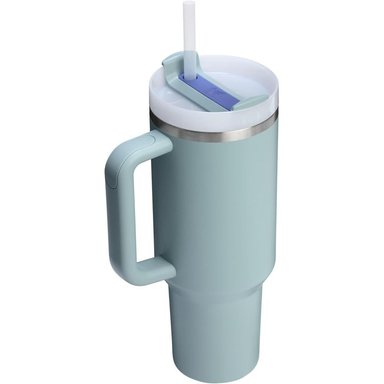 STANLEY QUENCHER H2.0 TUMBLER CON ASA Y PAJILLA 40 OZ | EXCLUSIVE BLUE CACTUS - 3