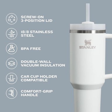STANLEY QUENCHER H2.0 TUMBLER CON ASA Y PAJILLA 40 OZ | EXCLUSIVE BLUE CACTUS - 6