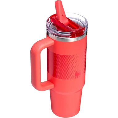 STANLEY QUENCHER PROTOUR FLIP STRAW 30 OZ | HOT CORAL FADE - 3