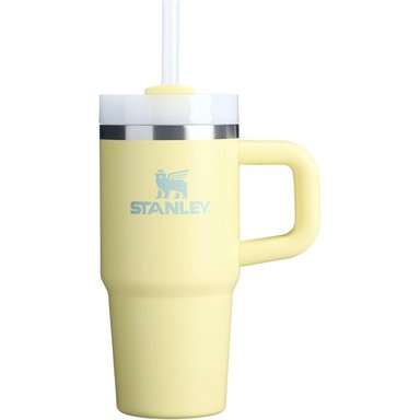 STANLEY QUENCHER H2.0 TUMBLER CON ASA Y PAJILLA 14 OZ | GRAPEFRUIT