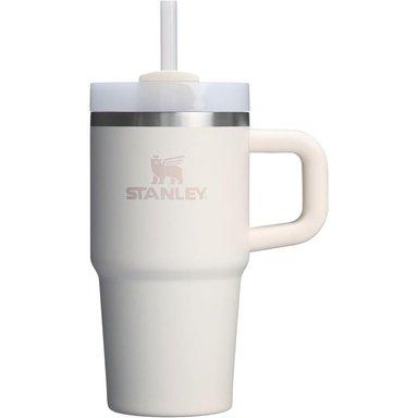 STANLEY QUENCHER H2.0 TUMBLER CON ASA Y PAJILLA 20 OZ | CREAM 2.0