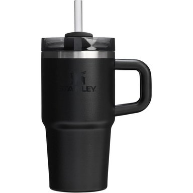 STANLEY QUENCHER H2.0 TUMBLER CON ASA Y PAJILLA 20 OZ | BLACK 2.0