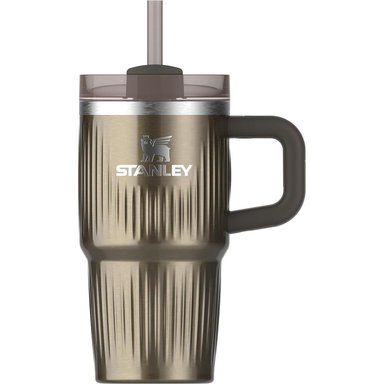 STANLEY QUENCHER H2.0 TUMBLER CON ASA Y PAJILLA 20 OZ | STRIATED LEADEN GLOSS