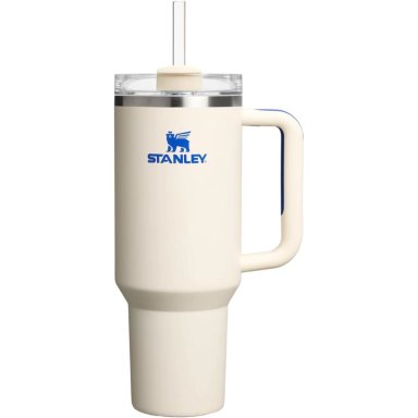 STANLEY QUENCHER H2.0 TUMBLER CON ASA Y PAJILLA 40 OZ | OASIS ROYAL CREAM
