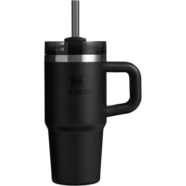 STANLEY QUENCHER H2.0 TUMBLER CON ASA Y PAJILLA 14 OZ | BLACK 2.0
