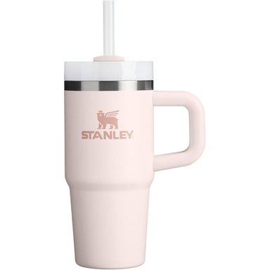 STANLEY QUENCHER H2.0 TUMBLER CON ASA Y PAJILLA 14 OZ | ROSE QUARTZ 2.0