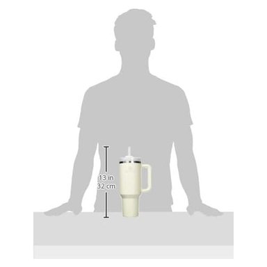STANLEY QUENCHER H2.0 TUMBLER CON ASA Y PAJILLA 40 OZ | CREAM 2.0 - 4