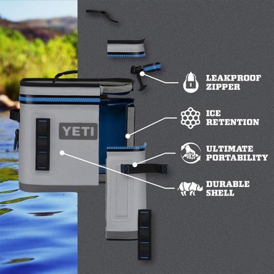 YETI HOPPER FLIP 18 COOLER PORTÁTIL | GRIS - 4