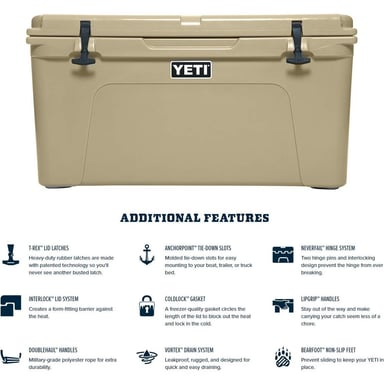 YETI TUNDRA 75 COOLER PORTÁTIL | BEIGE - 6