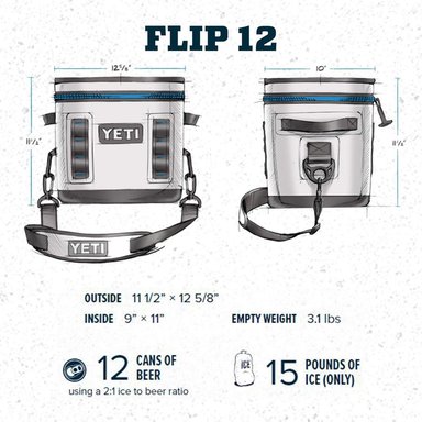 YETI HOPPER FLIP 12 COOLER PORTÁTIL | GRIS - 4