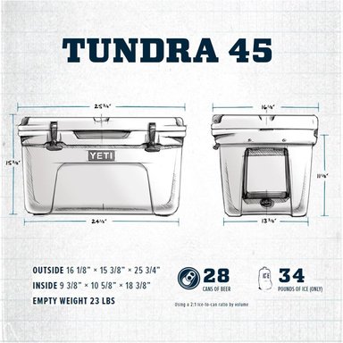 YETI TUNDRA 45 COOLER PORTÁTIL | GRIS - 2