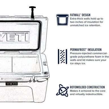 YETI TUNDRA 45 COOLER PORTÁTIL | GRIS - 4