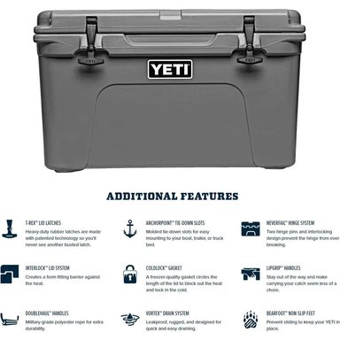 YETI TUNDRA 45 COOLER PORTÁTIL | GRIS - 6